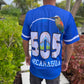 Nicaragua Baseball Jersey – Blue Sublimation with Coat of Arms & "505" Back Design
