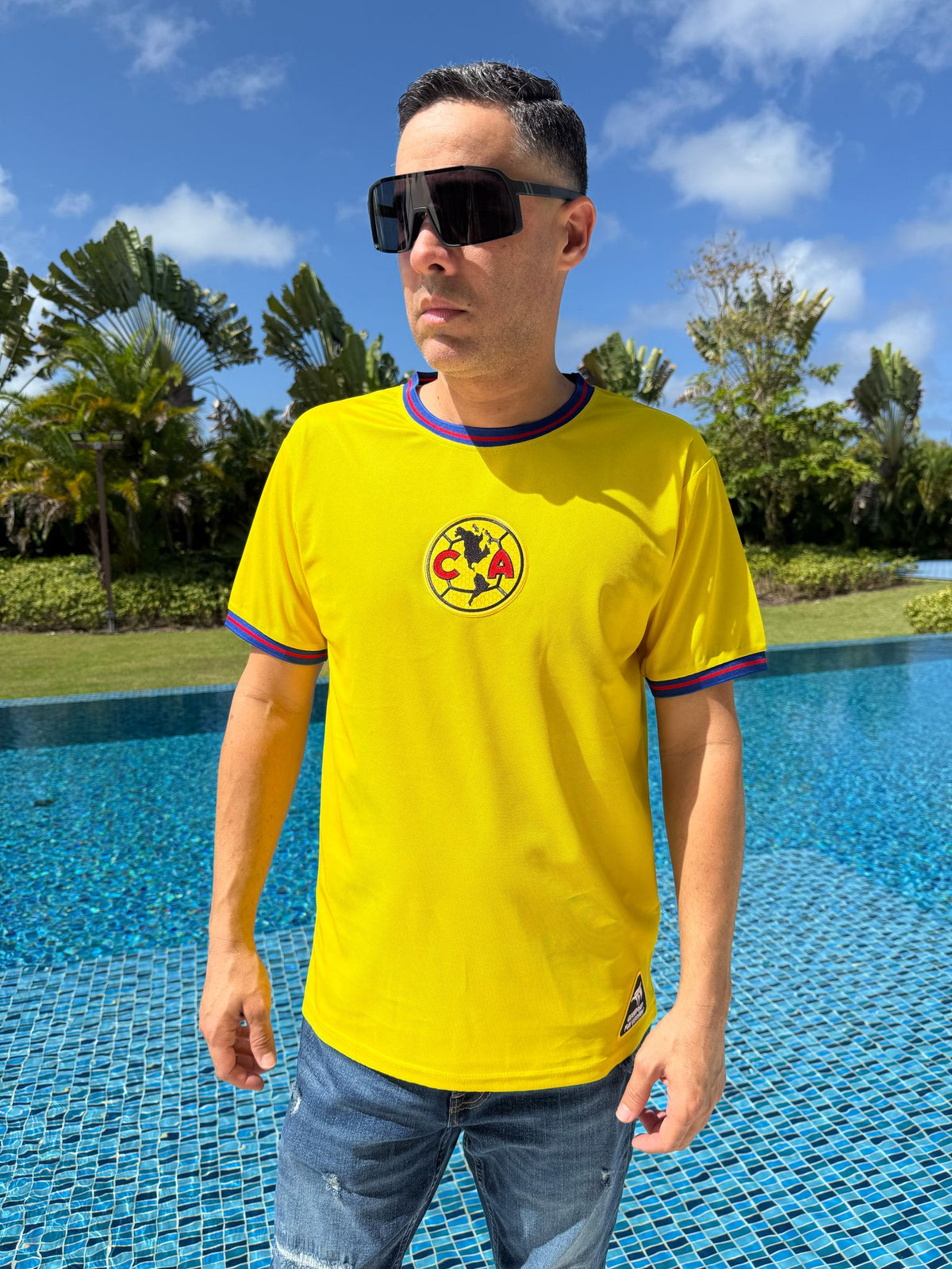 Mexico Golden Pulse Yellow Performance Jersey