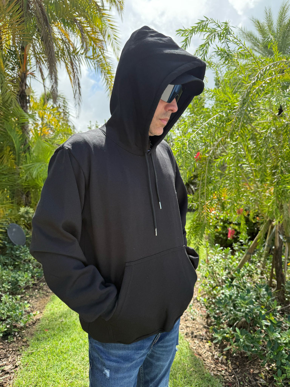 Peruvian Cotton Rhinestone Skull Hoodie – Limited Edition