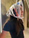 Salsa Boricua  Satin Head Scarf Bandana, Neck Scarf Unisex