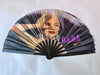 Large Bamboo Folding Fan with Loud Clack BURLESQUE