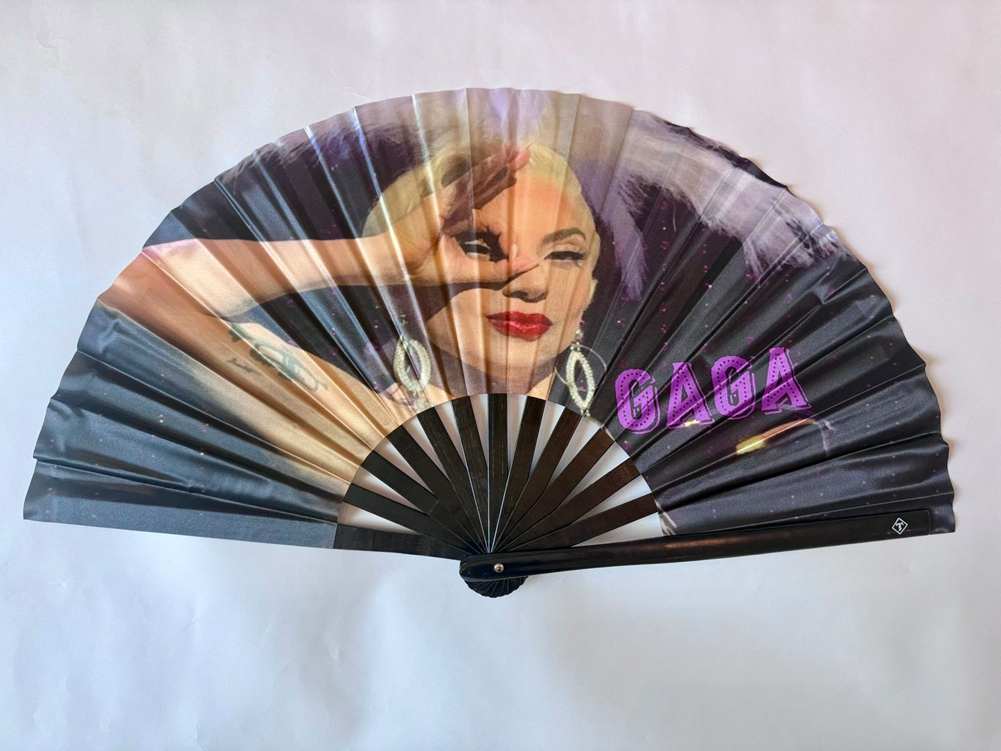 Large Bamboo Folding Fan with Loud Clack BURLESQUE
