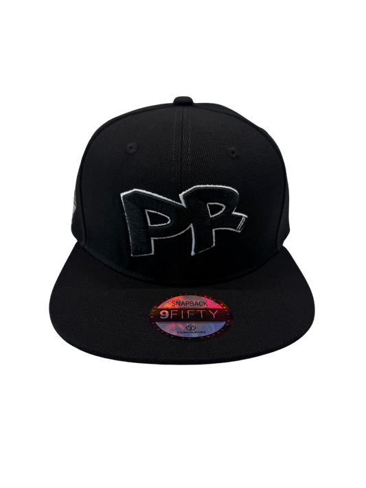 PR  Urban  Black Trucker Hat – Stretch Fit, Curved Brim, Premium 5D Embroidery,