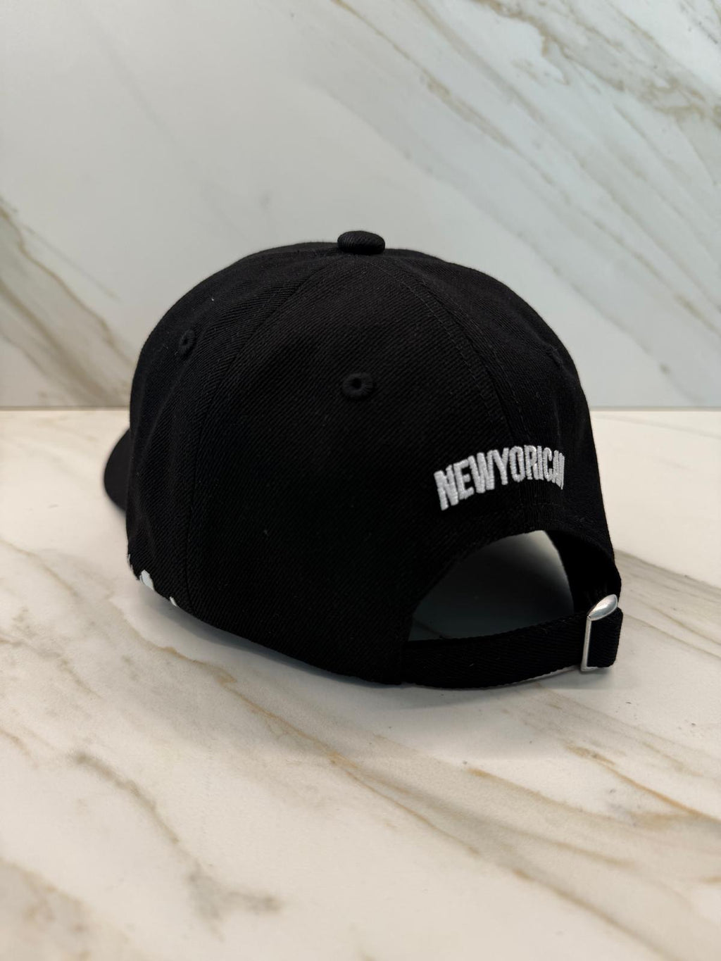 NY PR Snapback Hat – Black Cap with Embroidered Front Logo | Tainowears®