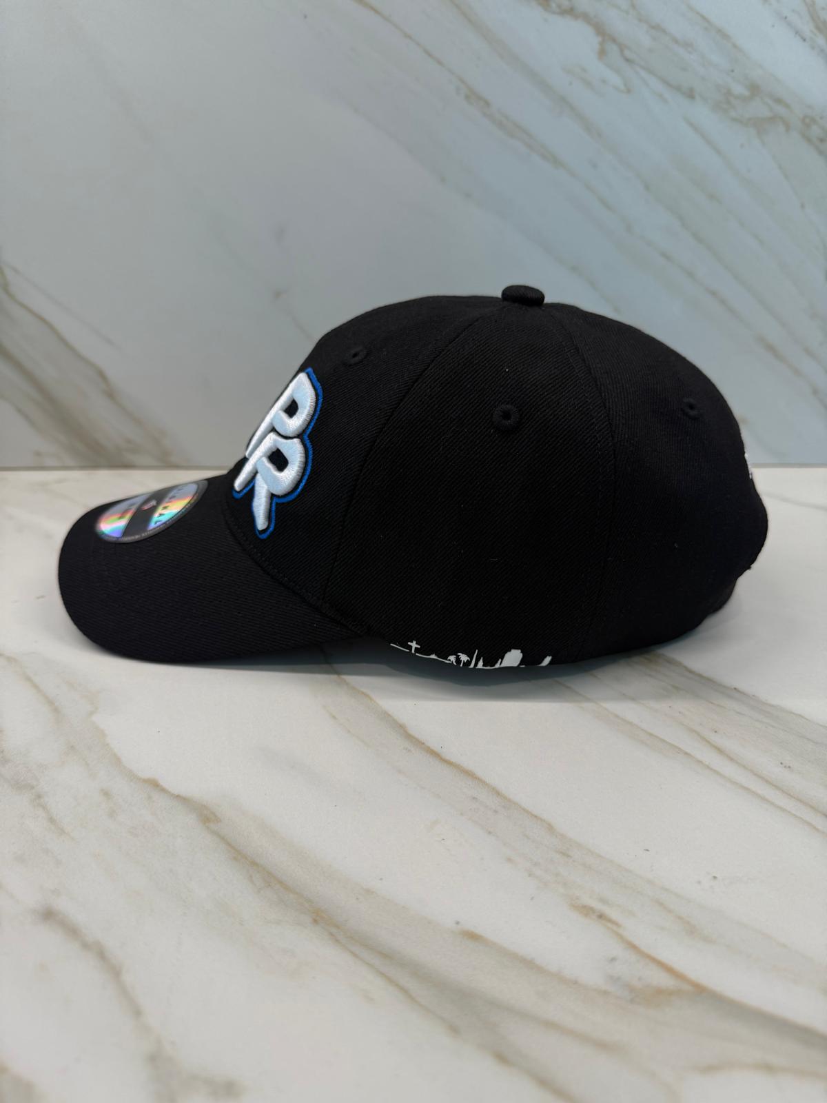 NY PR Snapback Hat – Black Cap with Embroidered Front Logo | Tainowears®