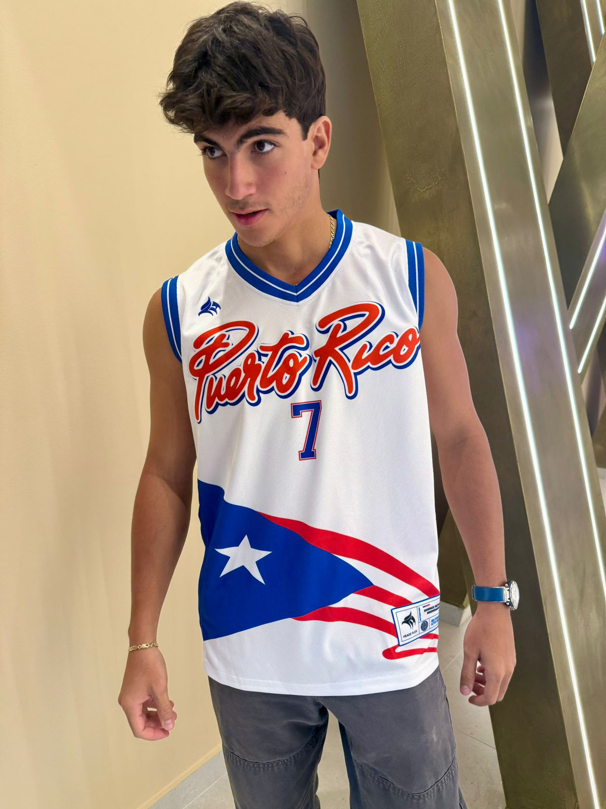 Puerto Rico Basketball Jersey | Arroyo 7 Sleeveless Mesh Jersey