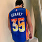 PHX 35 Basketball Jersey | Premium Blue Orange Sleeveless Sportswear