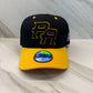 Puerto Rico PR 5D Embroidered Snapback – Curved Brim Black/Yellow