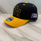 Puerto Rico PR 5D Embroidered Snapback – Curved Brim Black/Yellow