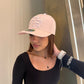 Puerto Rico Pink Morro PR Curved Brim Hat – Embroidered Flor Maga Collection