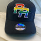 Puerto Rico Pride PR Hat – Cotton Stretch Fitted Cap with 5D Embroidery, Curved Brim