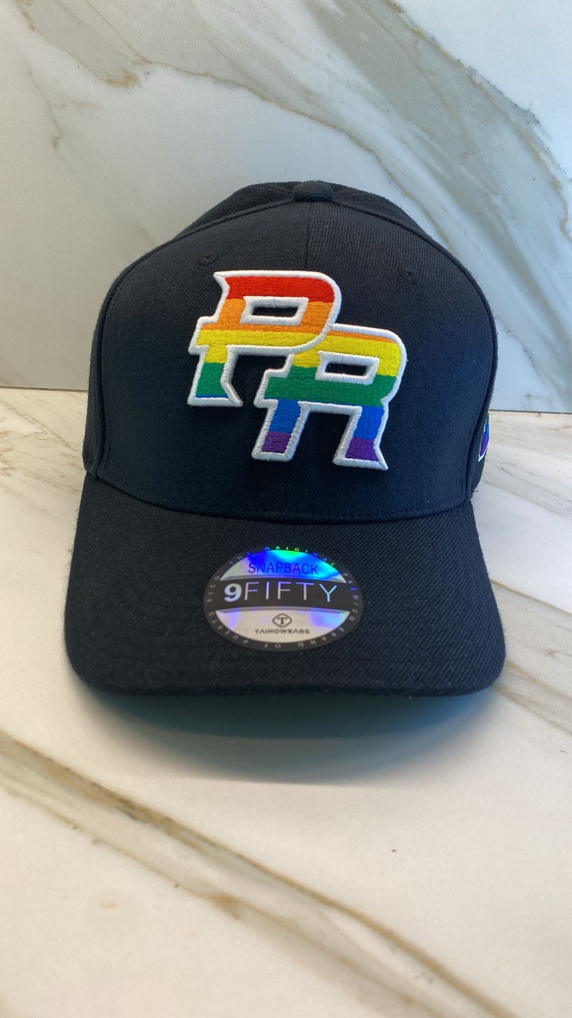 Puerto Rico Pride PR Hat – Cotton Stretch Fitted Cap with 5D Embroidery, Curved Brim