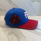 Curved brim PR snapback hat crafted from premium Peruvian cotton with soft fee