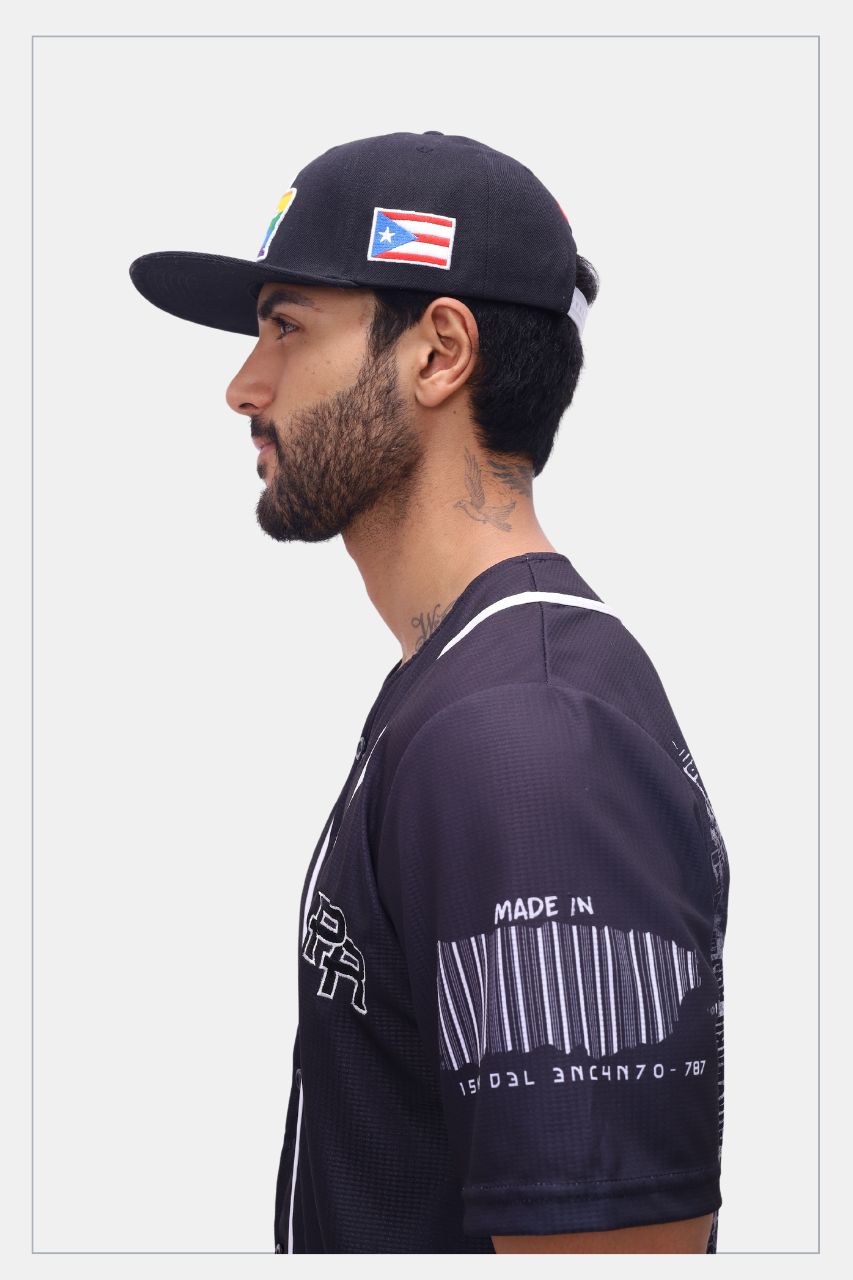 PR pride cap Puerto rico flag
