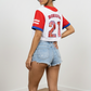 Boricua 21 Crop Top Jersey for Women – Puerto Rico Baseball Style Top