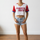 Boricua 21 Crop Top Jersey for Women – Puerto Rico Baseball Style Top