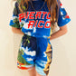 Puerto Rico Blue 2-Piece Bathing Suit for Kids – El Morro Design