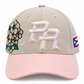 Flor de Maga Heritage Cotton Cap – Ivory Dusty Rose