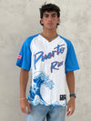 Puerto Rico Baseball Jersey front embroidery