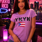 Puerto Rico YKTK Lilac T-Shirt – Boricua Streetwear Edition