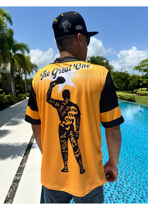 Roberto Clemente yellow 3000 hits back
