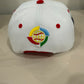Puerto Rico PR Snapback Hat – Red/White Curved Brim Cap, 3D Embroidery,