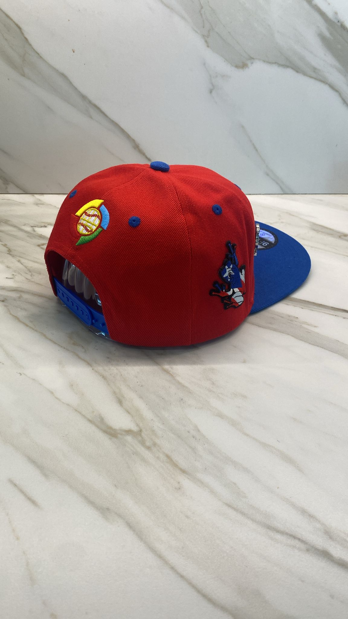 Puerto Rico “PR” Snapback Hat Red/Blue – Limited Edition with Removable Metal Pin