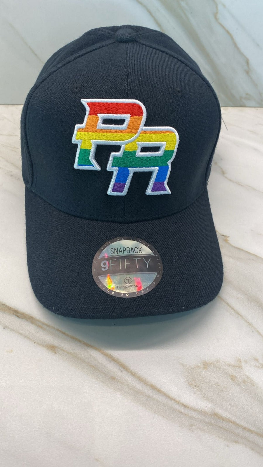 Puerto Rico Pride PR Hat – Cotton Stretch Fitted Cap with 5D Embroidery, Curved Brim