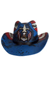 American Eagle Rhinestone Cowboy Hat – Patriotic Western Festival Hat