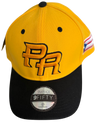 Puerto Rico PR 5D Embroidered Snapback – Curved Brim Yellow Black