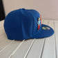 Pinned Metallic Sapo Concho Puerto Rico Snapback Hat: Embroidered Black Coqui Patch