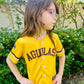 Aguilas Cibaeñas kids jersey back design in yellow