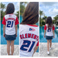 Puerto Rico Kids Baseball Jersey – White #21 Youth Baseball Shirt with Flag Patch