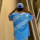 Puerto Rico Bandera Boricua Baseball Jersey – Light Blue PR Flag Embroidered Edition