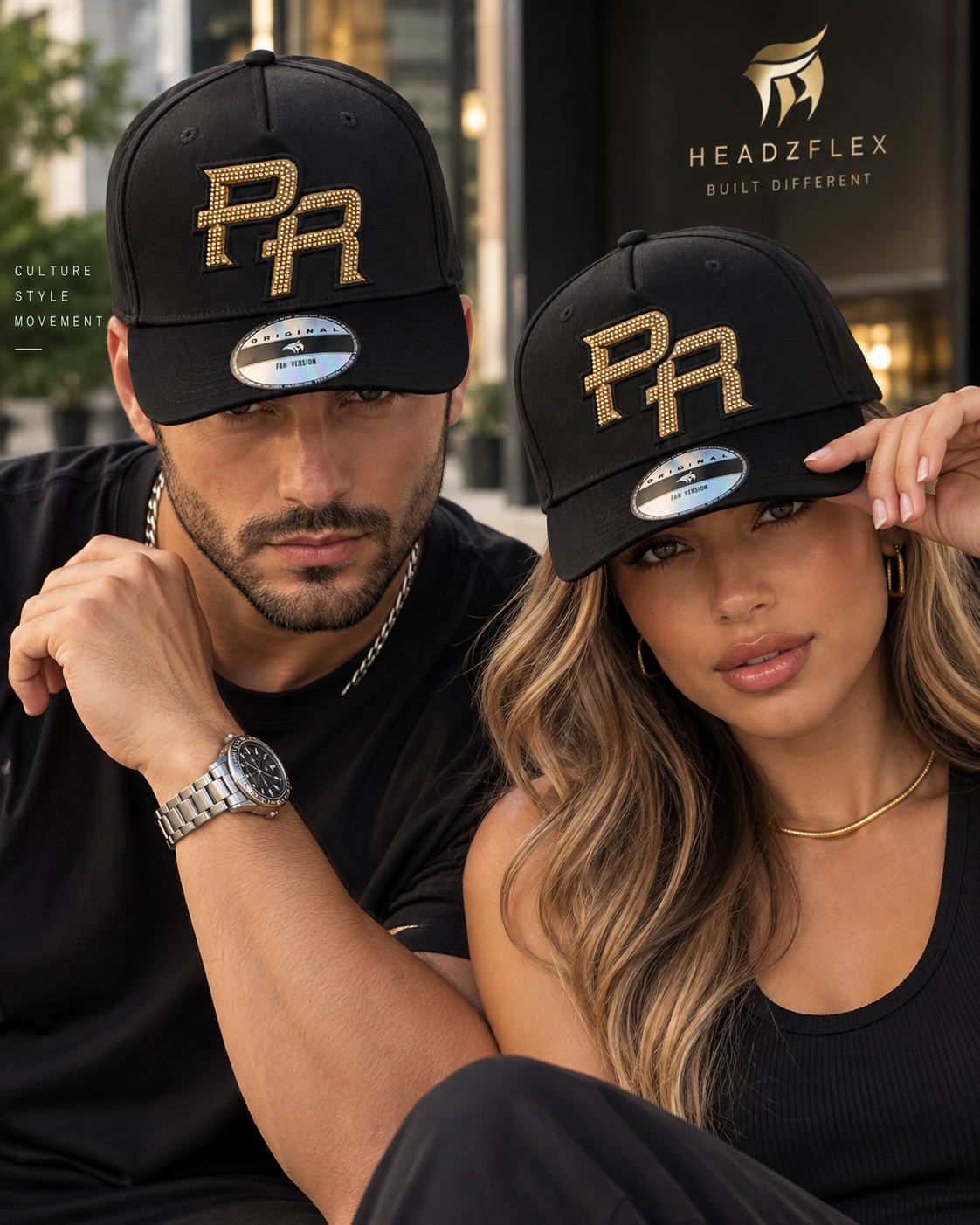 Boricua Noir Velvet Snapback – Rhinestone PR Black Black Embroidered Curved Brim Cap