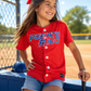 Puerto Rico Kids Baseball Jersey – Red Boricua #21 Youth Shirt