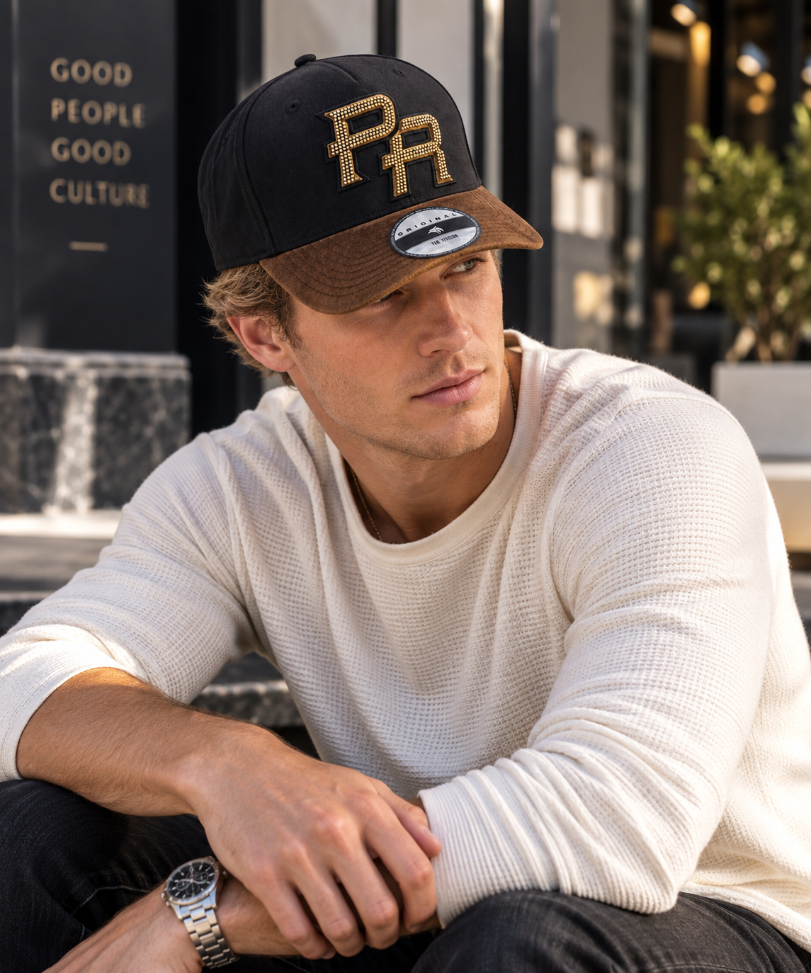 Boricua Noir Velvet Snapback – Rhinestone PR Embroidered Curved Brim Cap