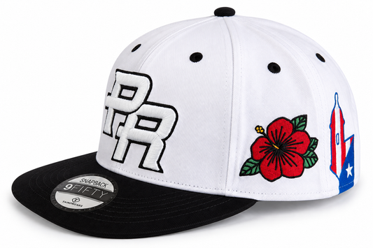 Borinquen Black Heritage Curved Brim Cap