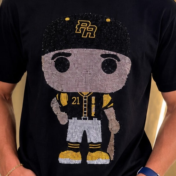 Puerto Rico Rhinestone Shirt – PR Legend 21