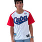 Cuban Outfit Men – Classic Cuba Baseball Jersey with Flag Design | Summer Festival Wear