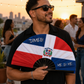 Dominican Republic Flag Folding Fan – Dímelo Ke Lo Ke Bamboo Clack Fan