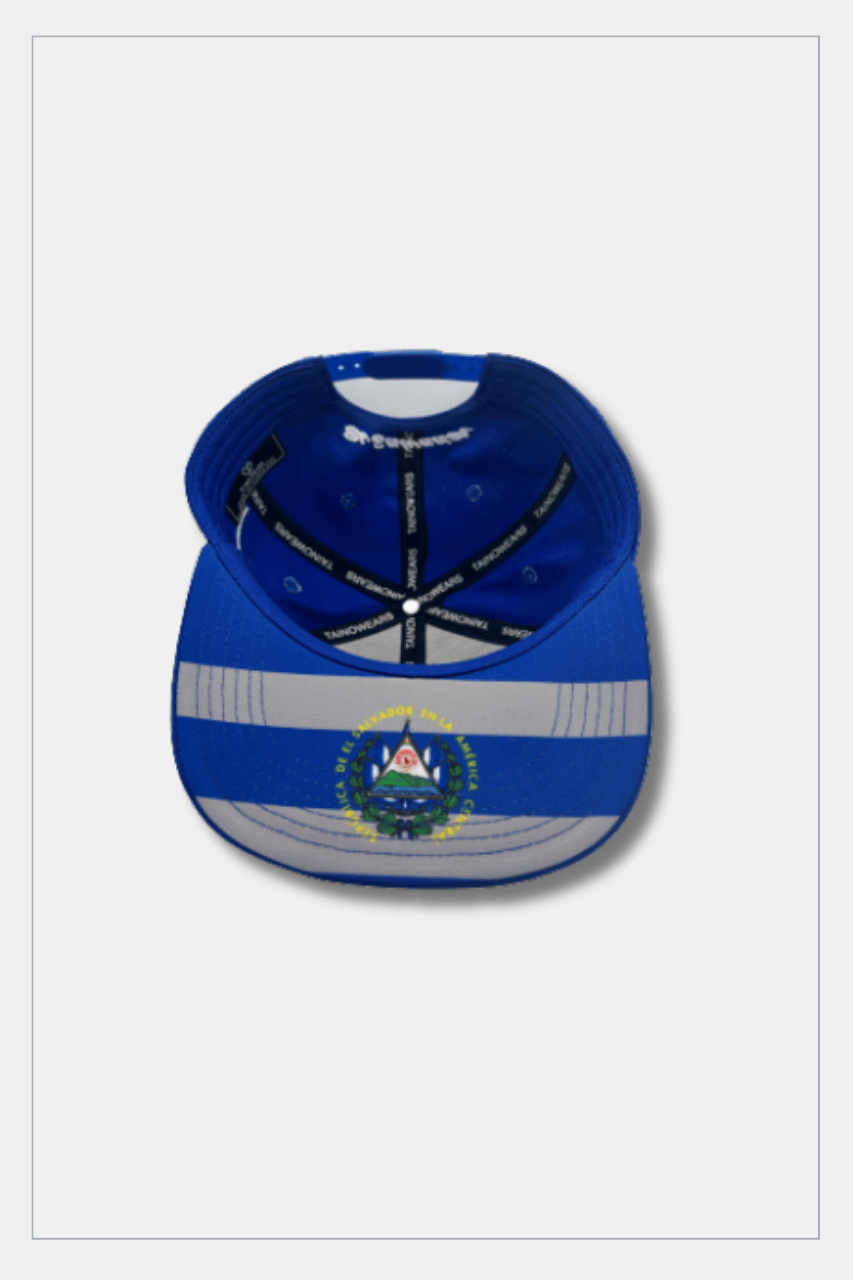 El Salvador Caps Exclusive Design blue - Tainowears NYC
