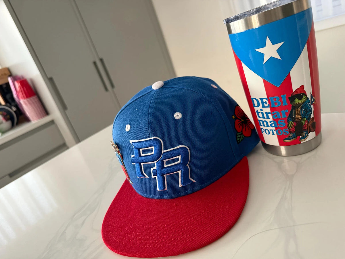 Puerto Rico Snapback Hat – Sapo Concho Metal Pin Cap | Tainowears®