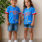 Puerto Rico Kids Baseball Jersey – Bandera Boricua Youth Button-Up Shirt