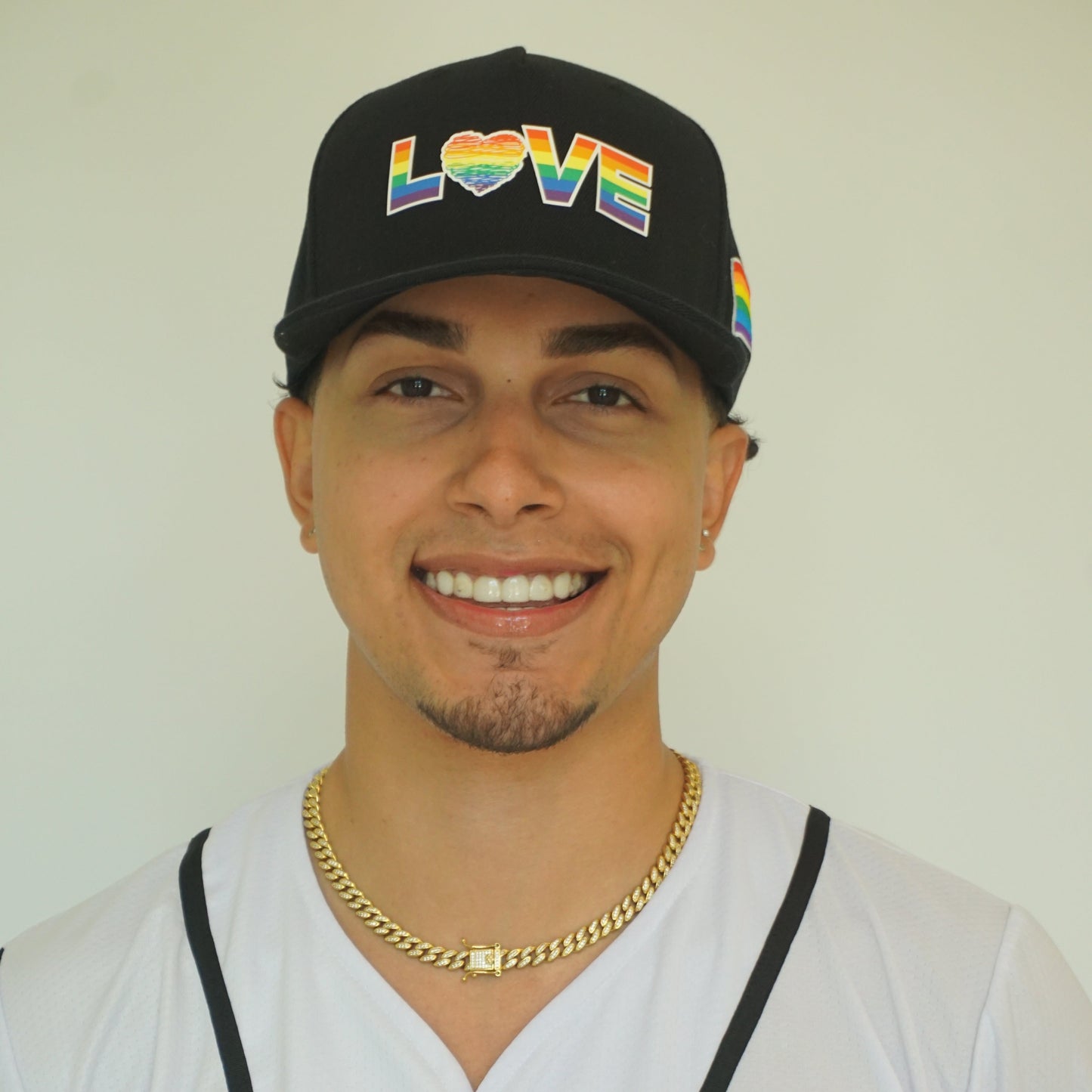 LOVE LGBTQ Snapback Hat – Black Pride Flag Cap with Silicone Patch | Tainowears®