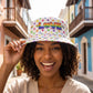 Love Retro Bucket Hat | Bright Festival Streetwear Hat