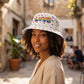 Love Retro Bucket Hat | Bright Festival Streetwear Hat