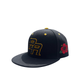 Puerto Rico Hat - Black 5D Embroidered Snapback with Patches