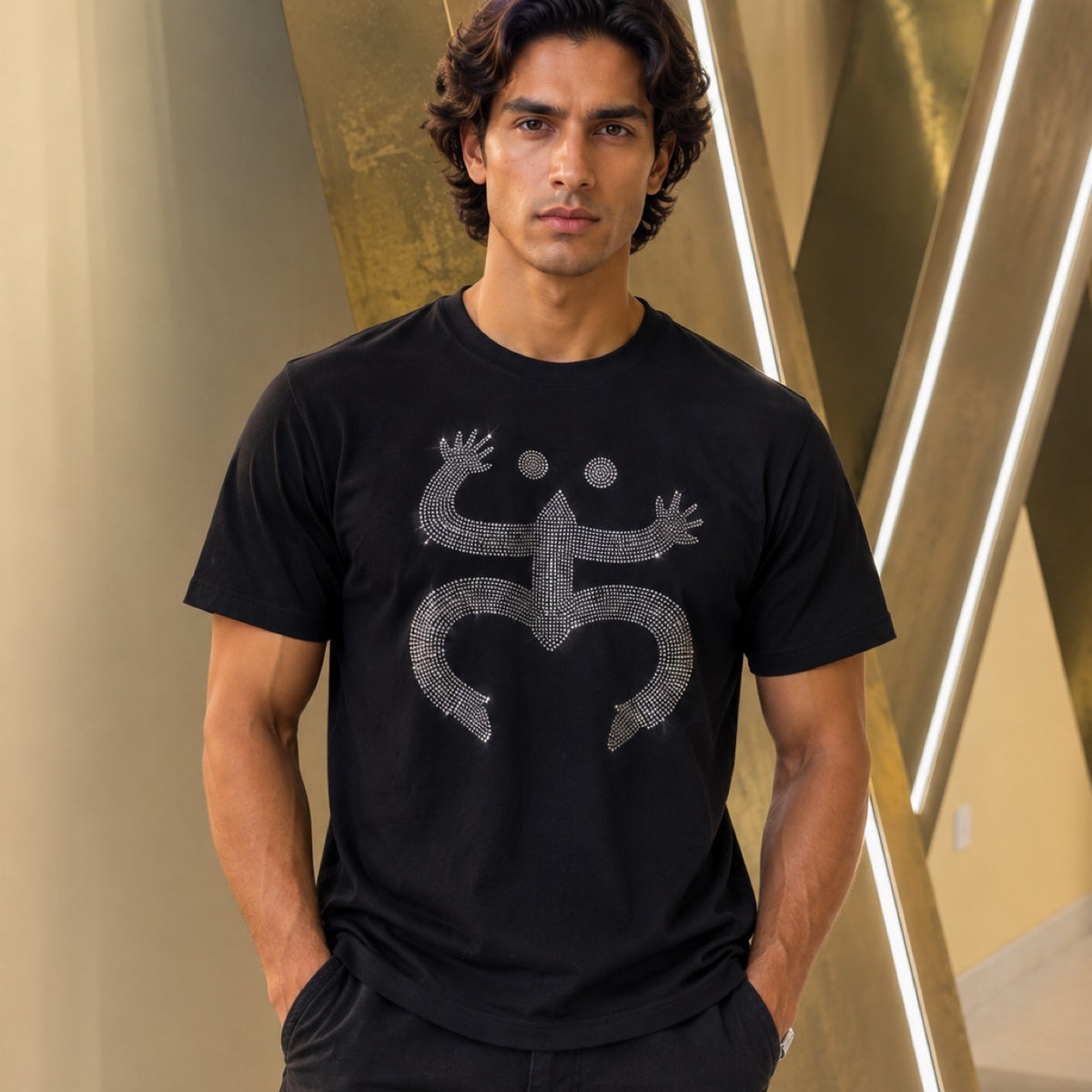 Puerto Rico Rhinestone Shirt – Coquí Taíno
