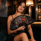 Broadway NYC Folding Fan – Black Bamboo Clack Fan